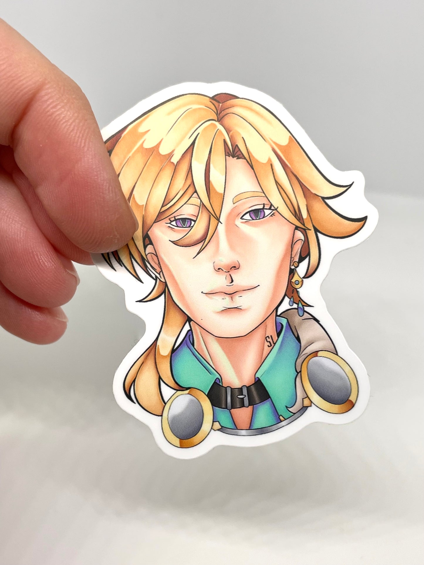 Honkai Star Rail: Aventurine Matte Sticker