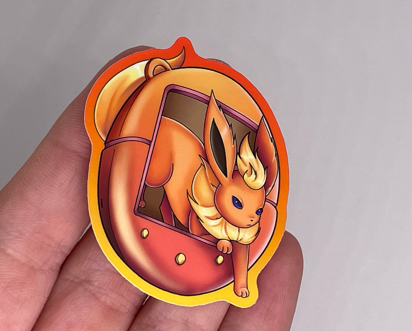 Pokegotchi: pegatina de Flareon