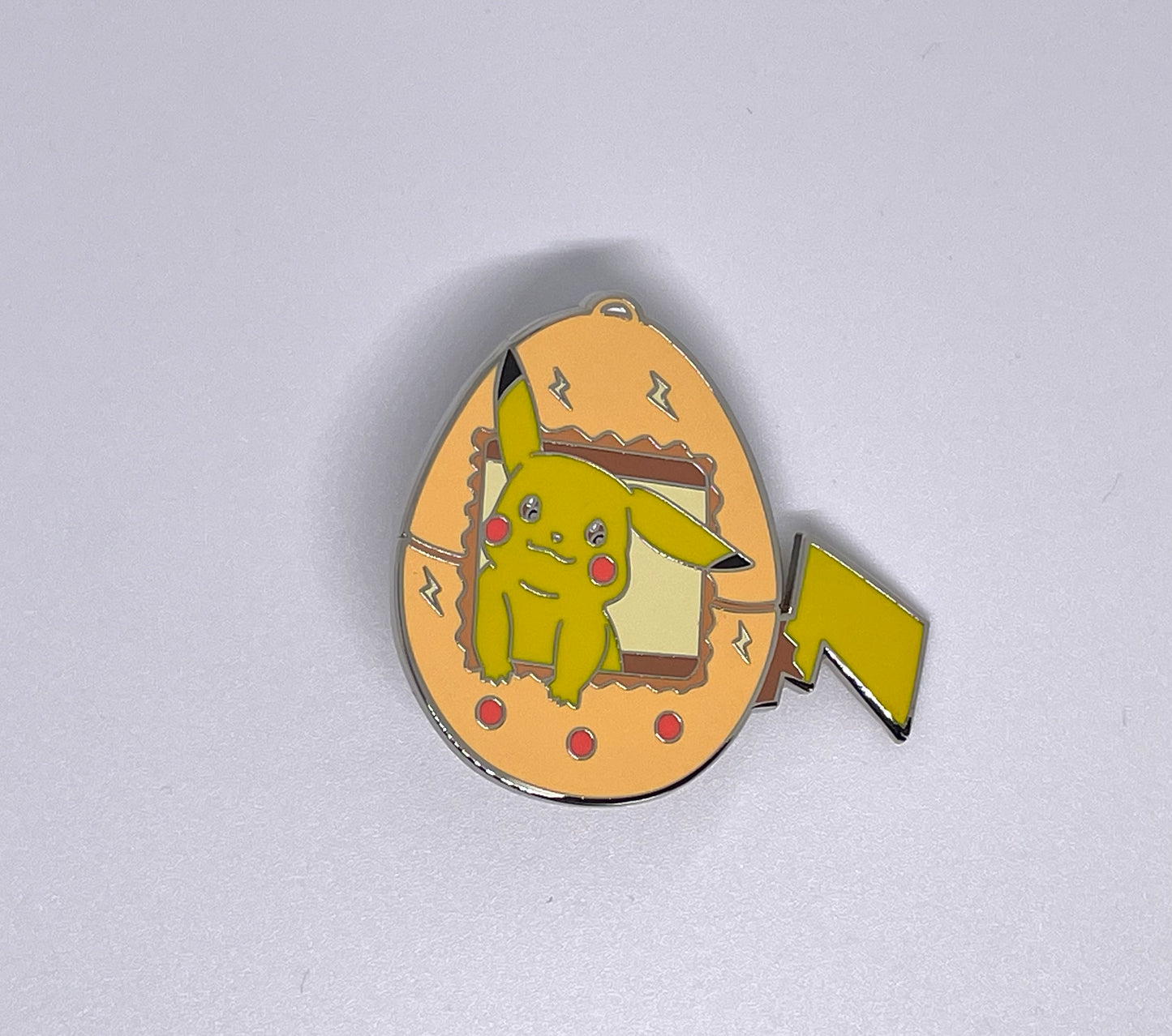 Pokegotchi: Pikachu enamel pin