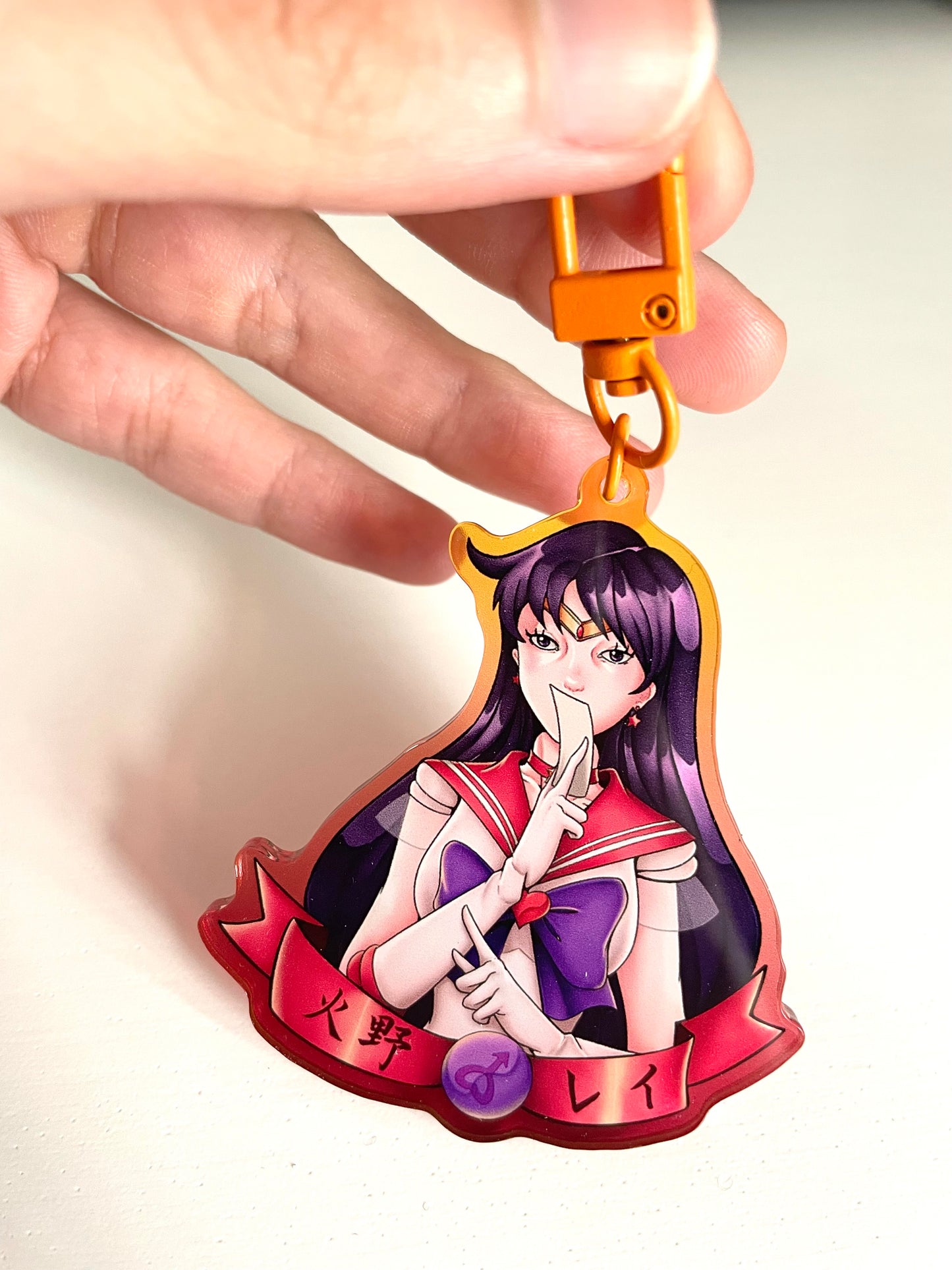 Sailor Mars Acryl Schlüsselanhänger