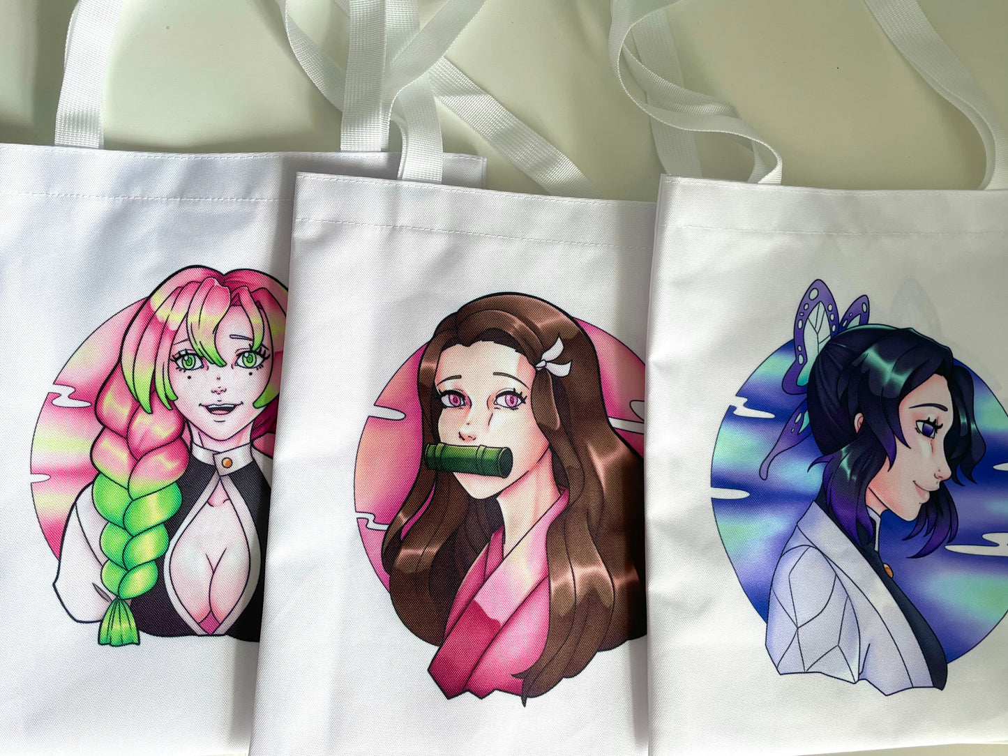 Demon Slayer Shinobu tote bag
