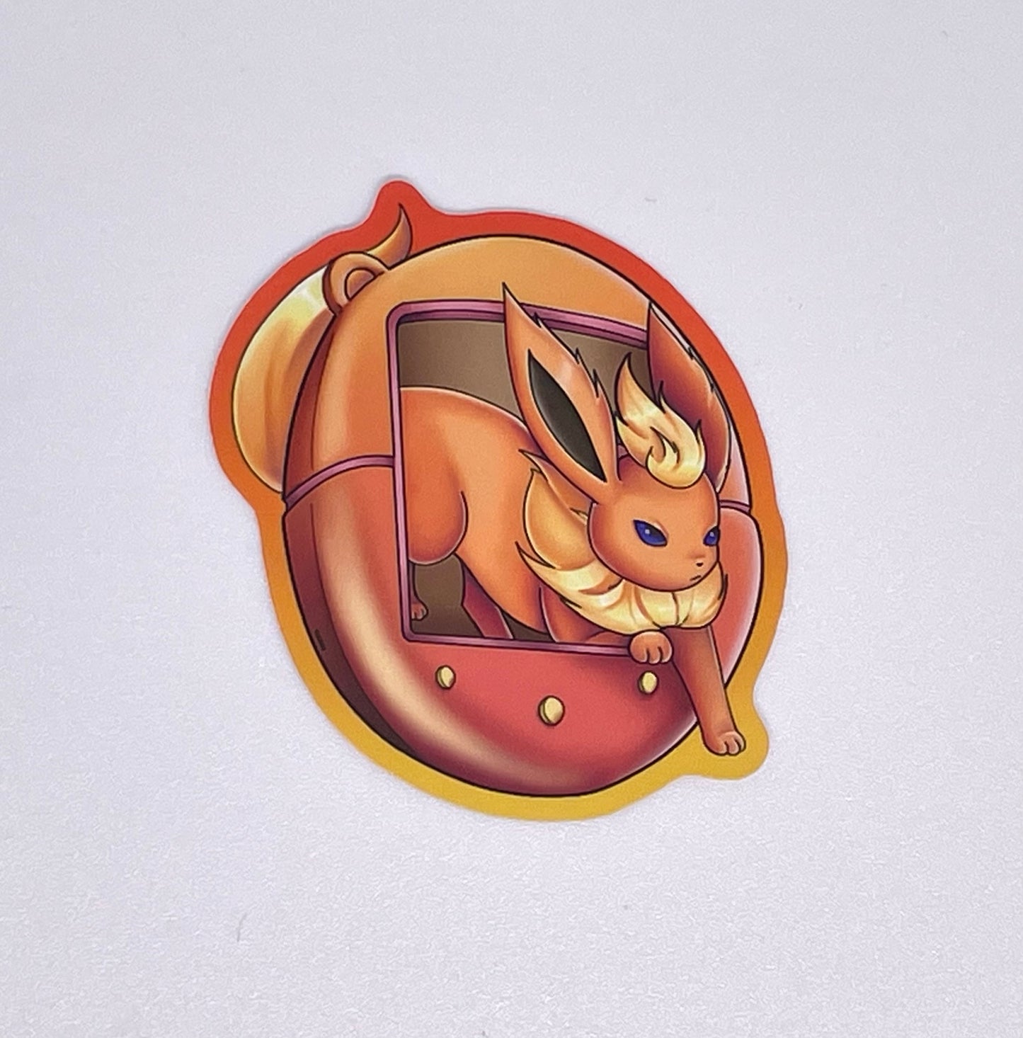 Pokegotchi: pegatina de Flareon