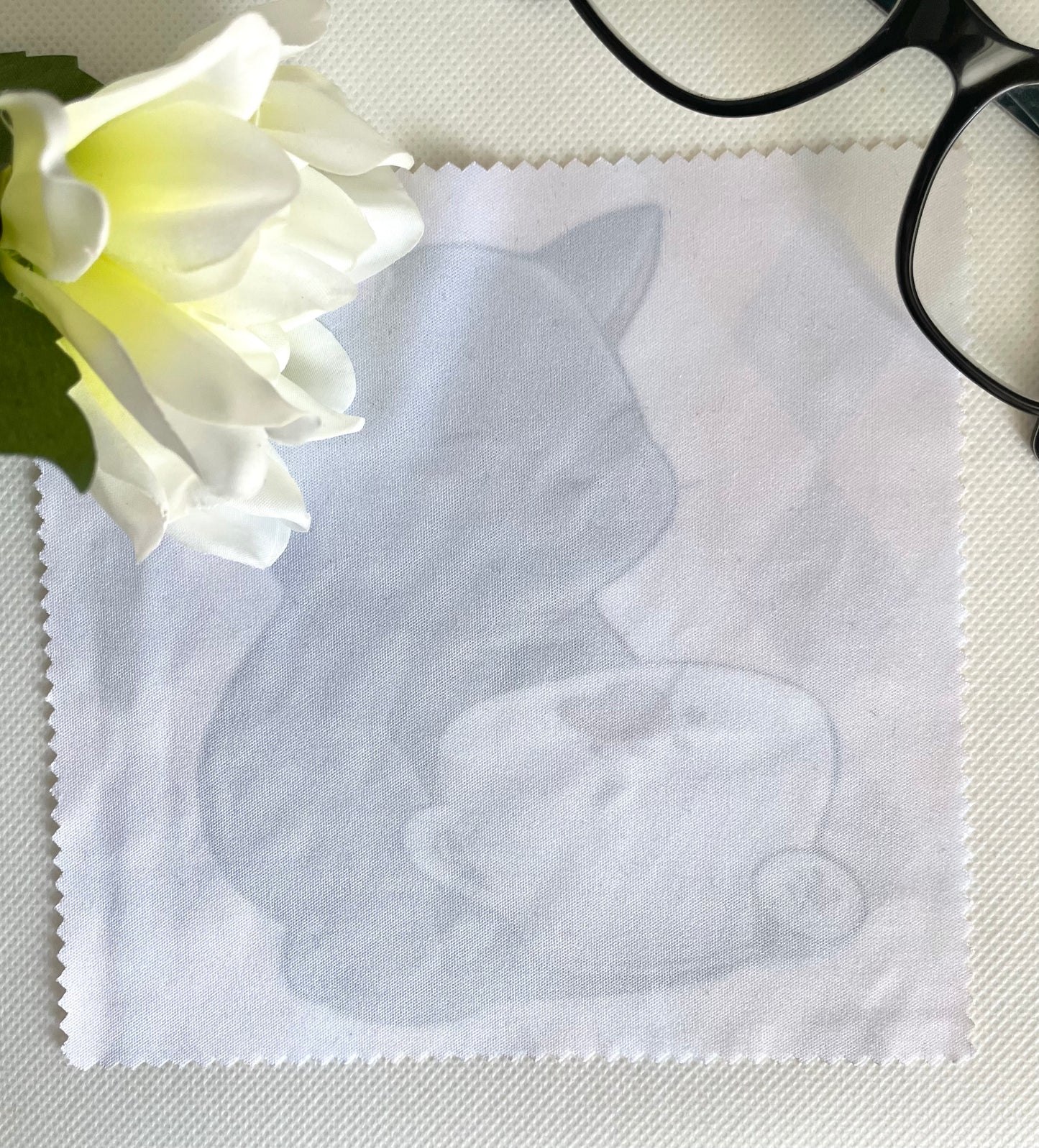 Coffee Cat Glass Cloth