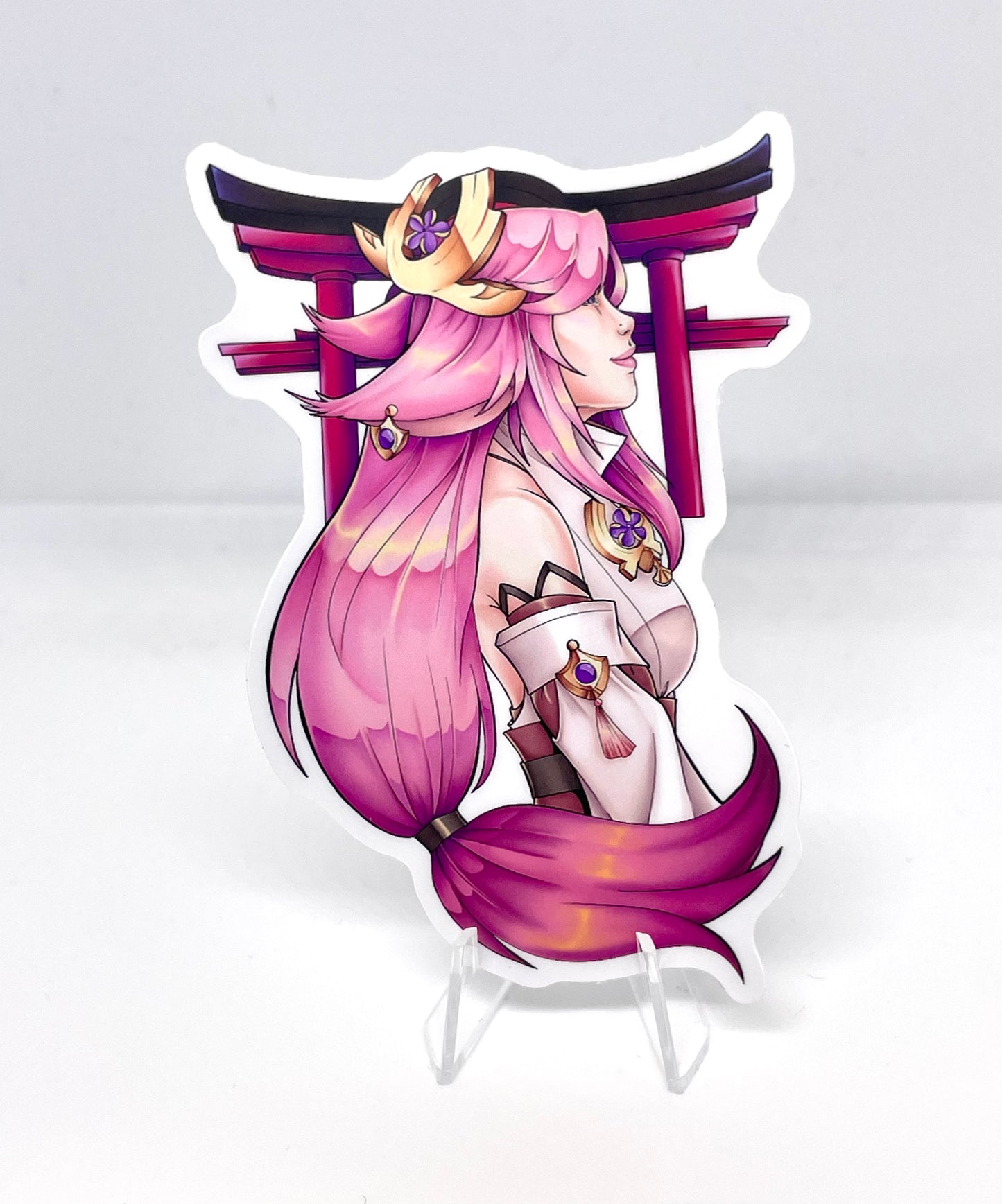 Yae Miko Matte Sticker