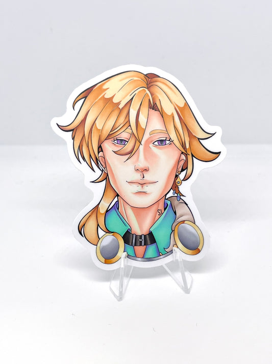 Honkai Star Rail: Aventurine Matte Sticker