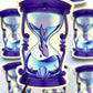 Ocean Hourglass Matte Transparent Sticker