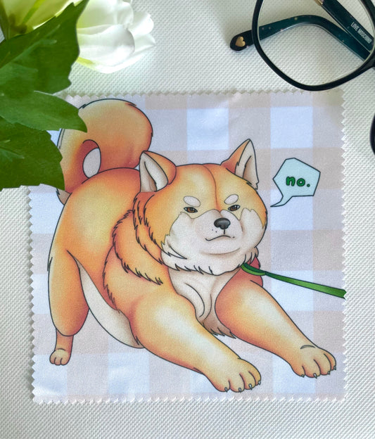 Mad Shiba Glass Cloth