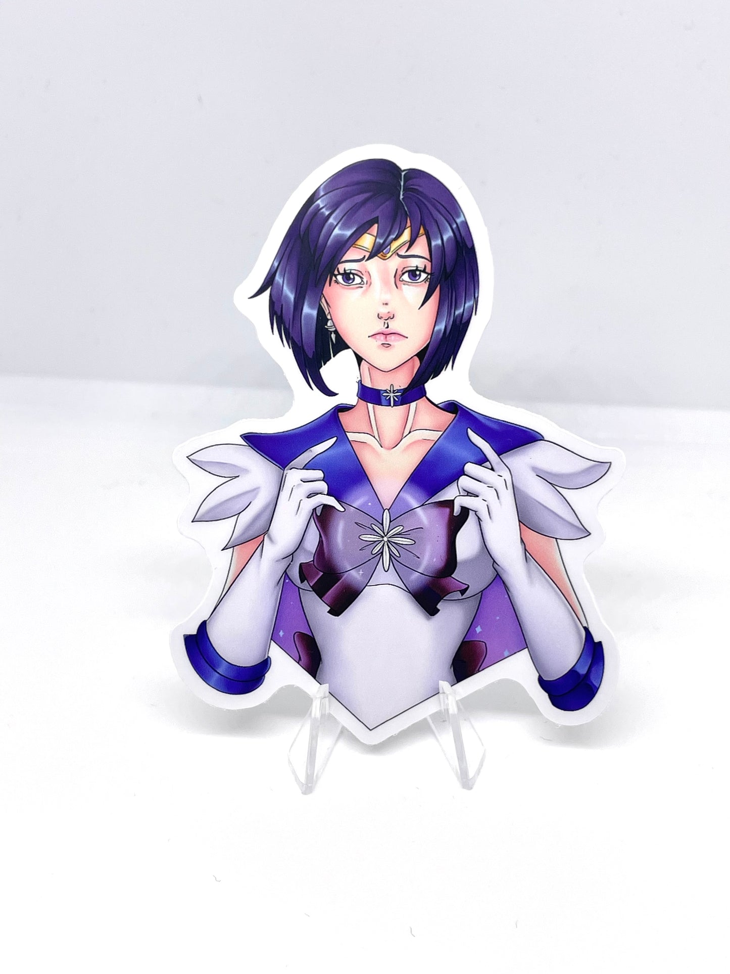 Sailor Saturn Matte Sticker