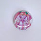 Vocaloid: Sakura Hatsune Miku Holographic Tinplate Badge