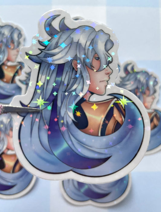 Genshin Impact : Autocollant holographique Neuvilette