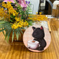 Catpuccino Wooden Coaster
