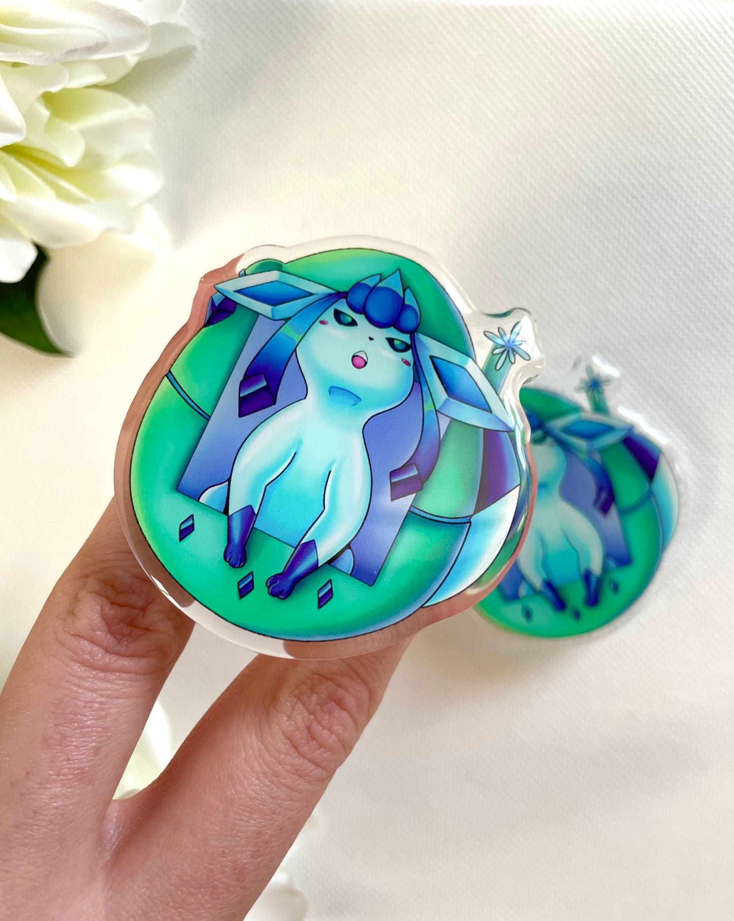 Pokegotchi: Glaceon PopSocket