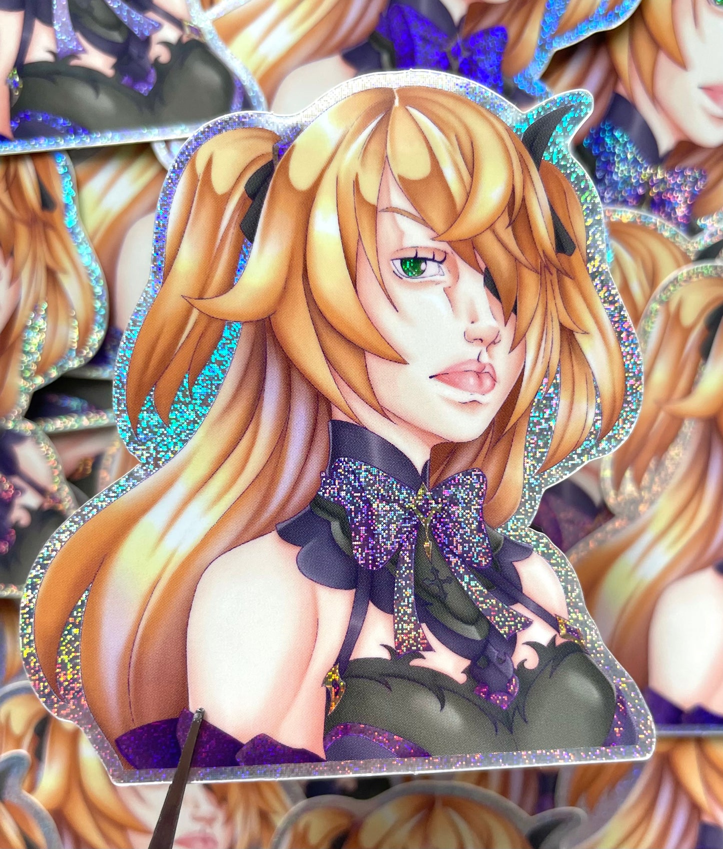 Genshin Impact Fischl Holographic Sticker
