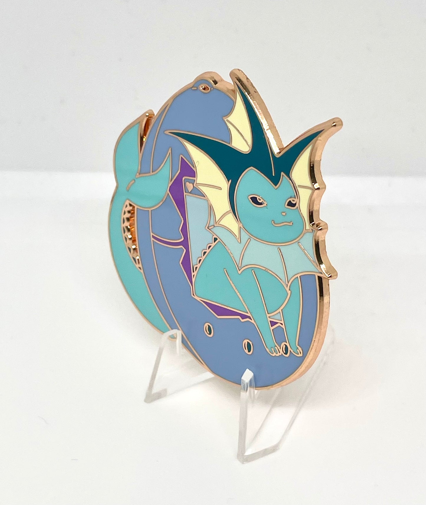 Vaporeon Tamagotchi Hard Enamel Pin