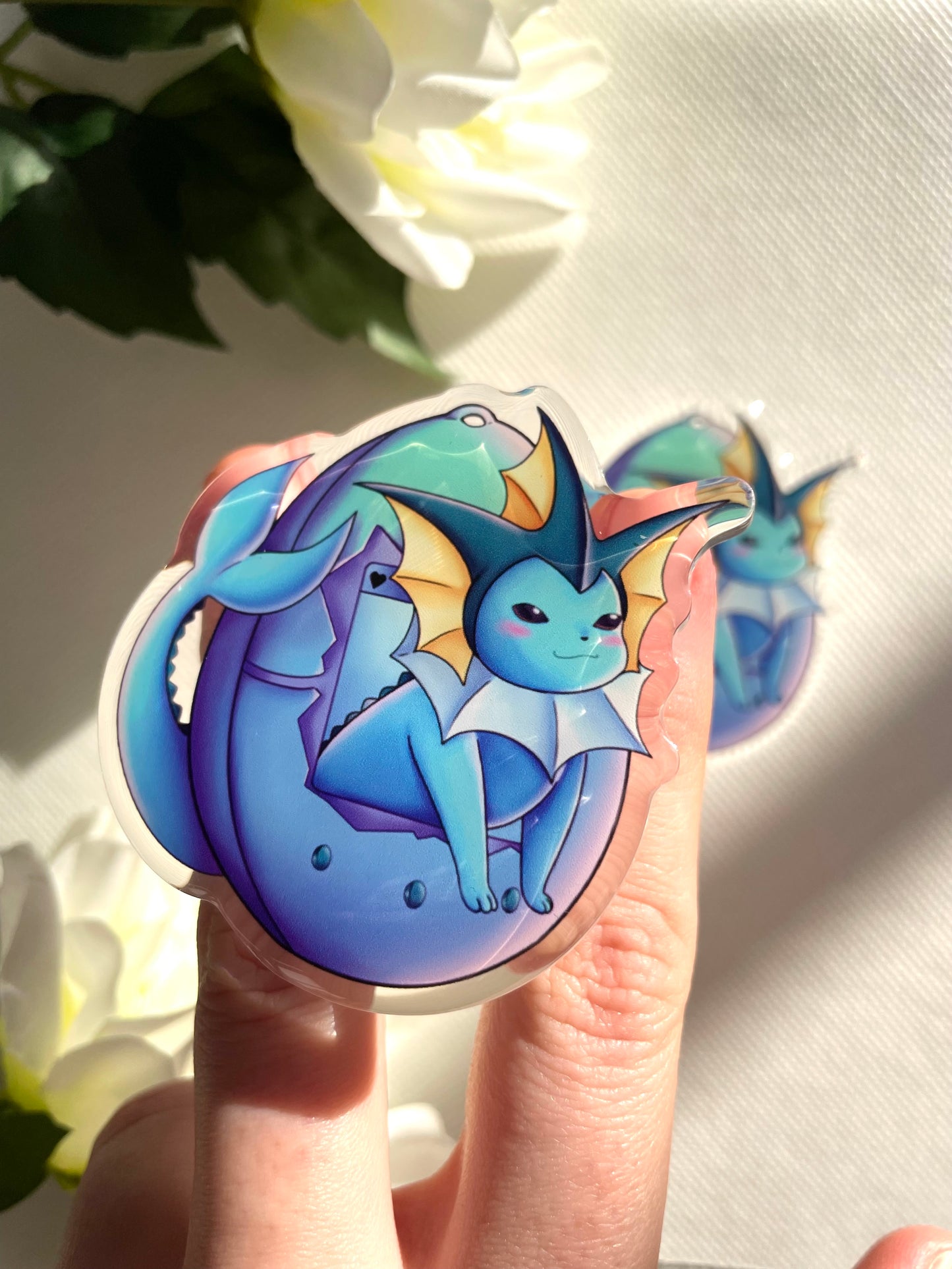 Pokegotchi: Vaporeon Pop Socket