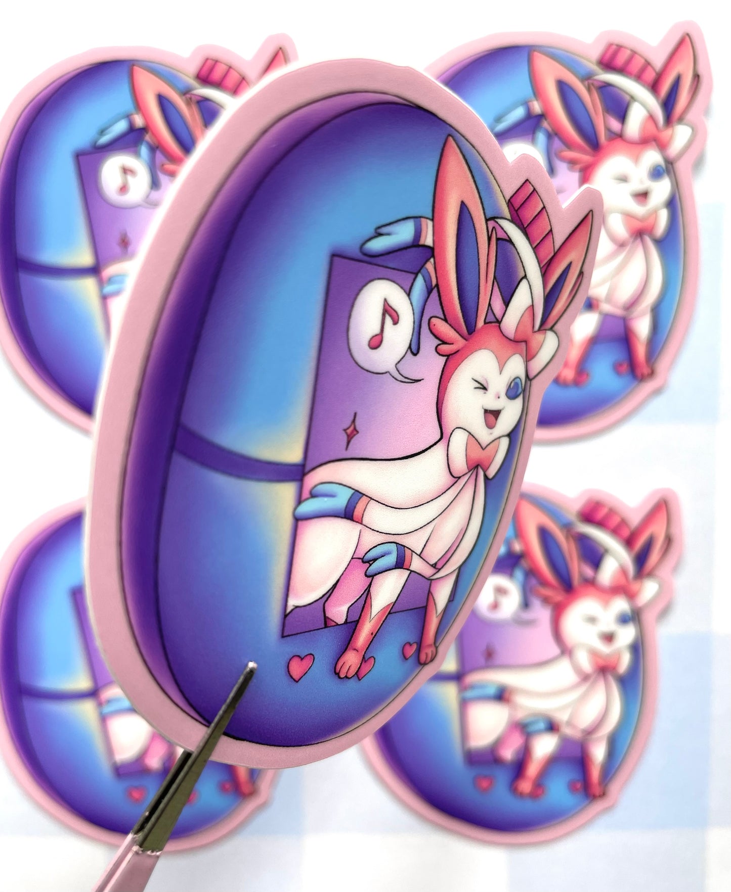 Pokemon Tamagotchi: Sylveon Matte Sticker