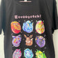Black Cotton Eeveegotchi Tshirt