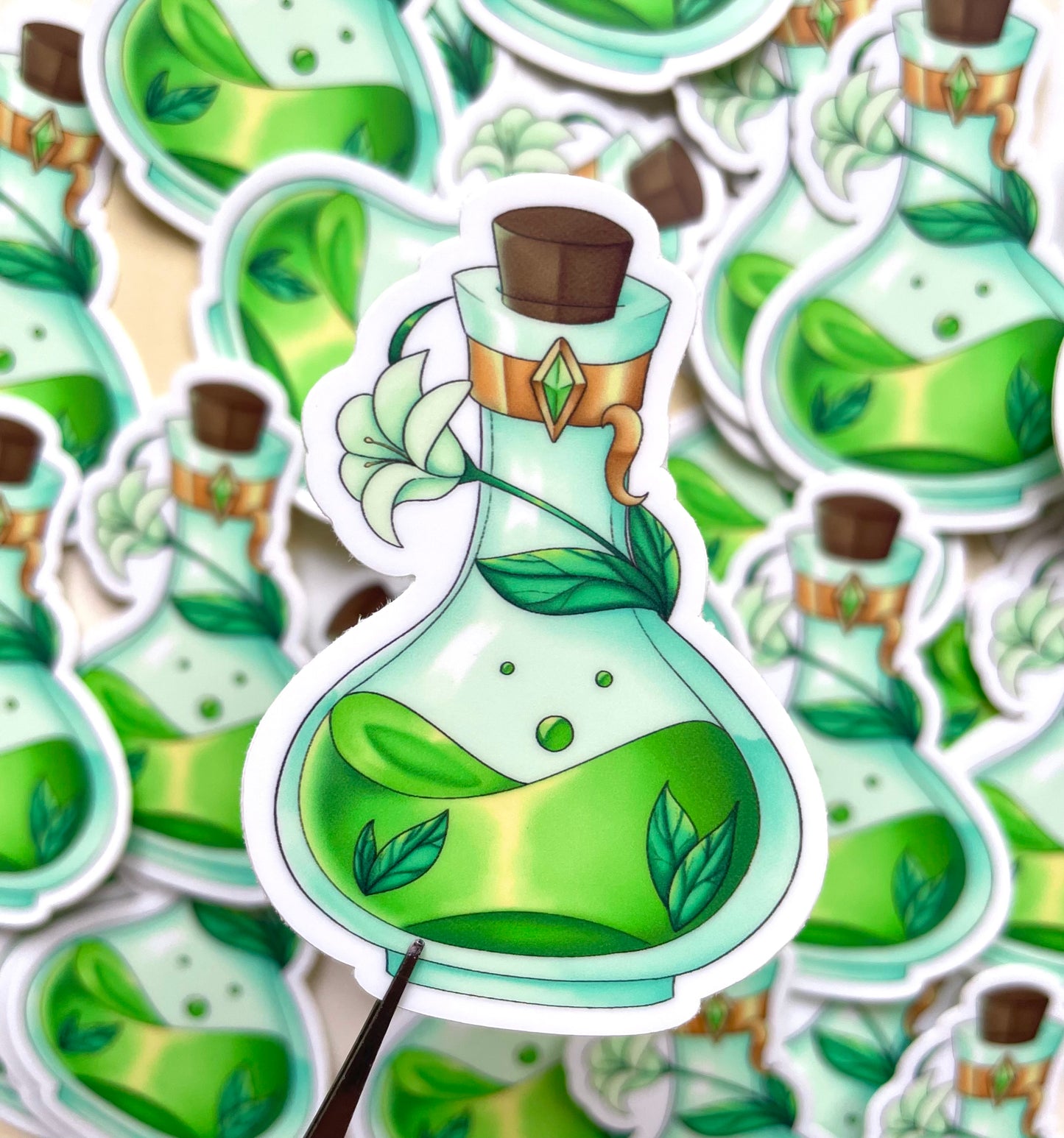 Lily Potion Matte Vinyl Sticker