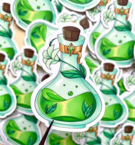 Lily Potion Matte Vinyl Sticker
