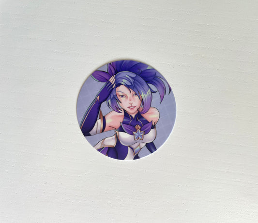 Star Guardian Akali Matte Sticker