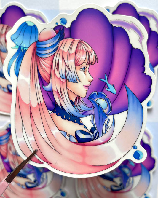 Genshin Impact: Sangonomiya Kokomi Matte Sticker