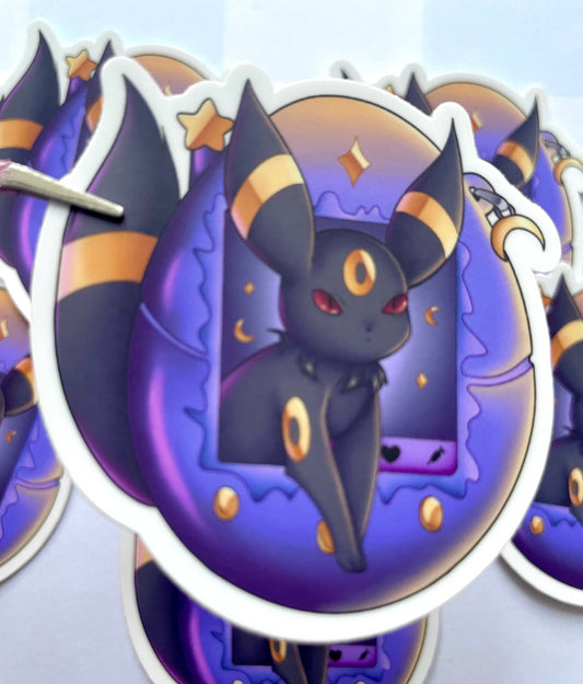 Autocollant mat Pokemon Tamagotchi Umbreon