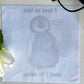 Confused Emperor Penguin Chick Glass Cloth