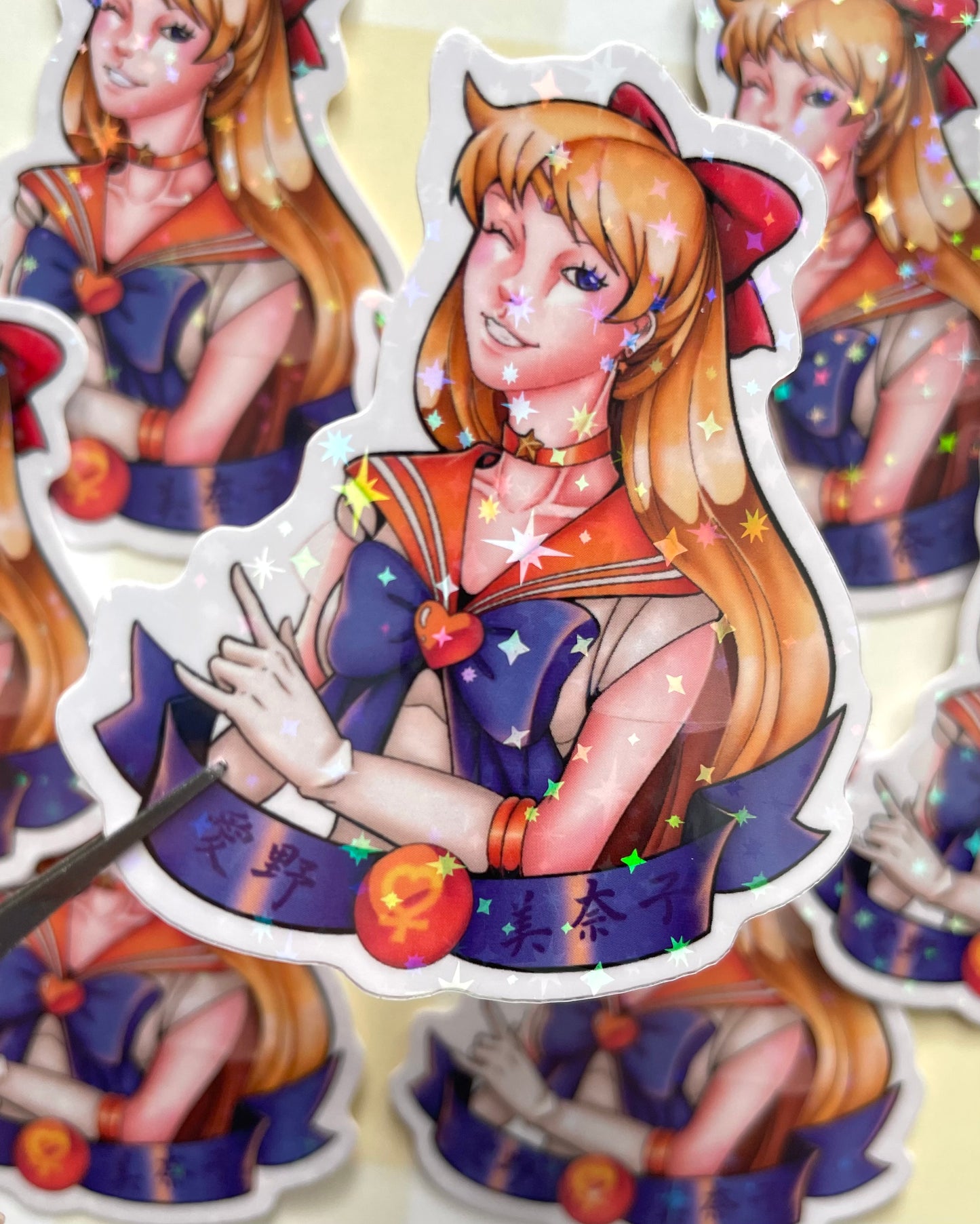 Sailor Venus Holographic Sticker