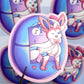 Pokemon Tamagotchi: Sylveon Matte Sticker