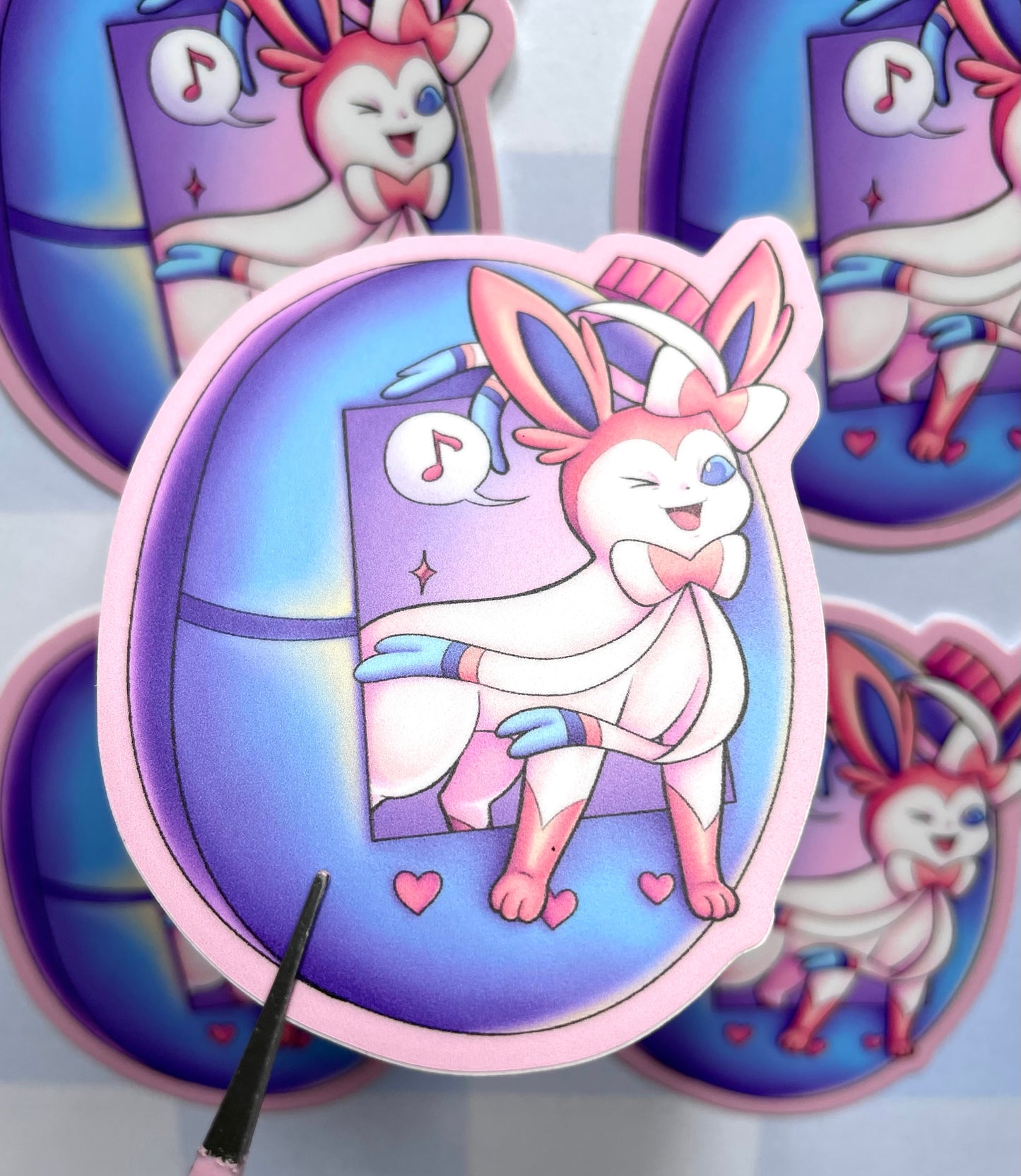 Pokemon Tamagotchi: Sylveon Matte Sticker