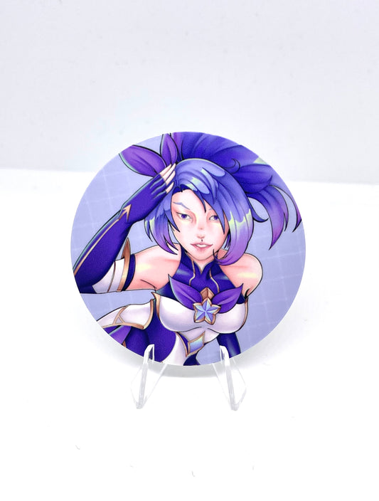 Star Guardian Akali Matte Sticker