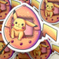 Pokemon Tamagotchi Pikachu Matte Sticker