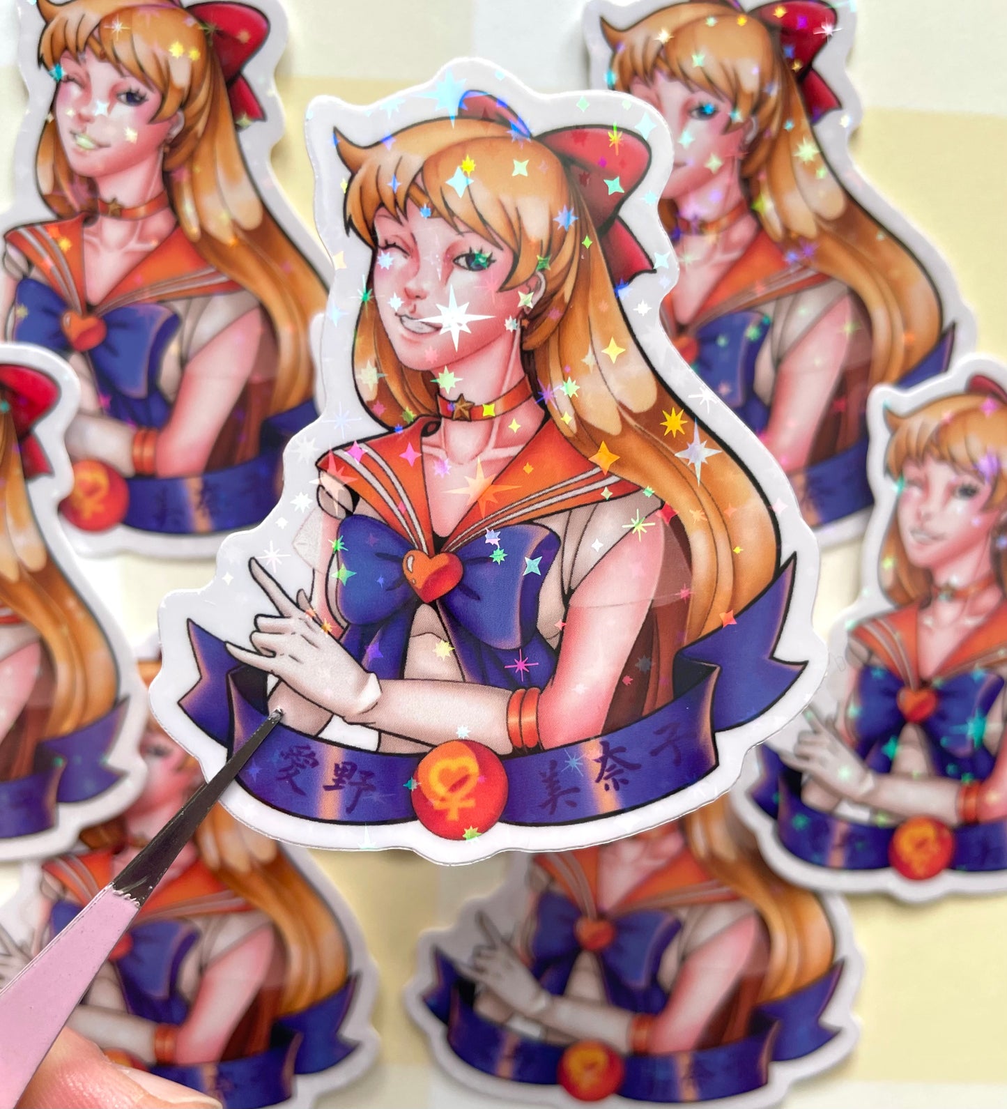 Sailor Venus Holographic Sticker