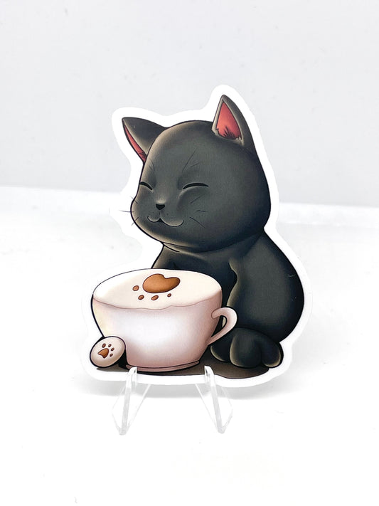 Catpuccino Matte Sticker