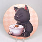 Catpuccino Wooden Coaster
