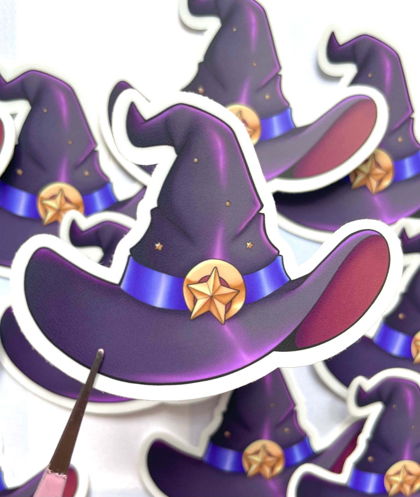 Witch Hat Matte Vinyl Sticker