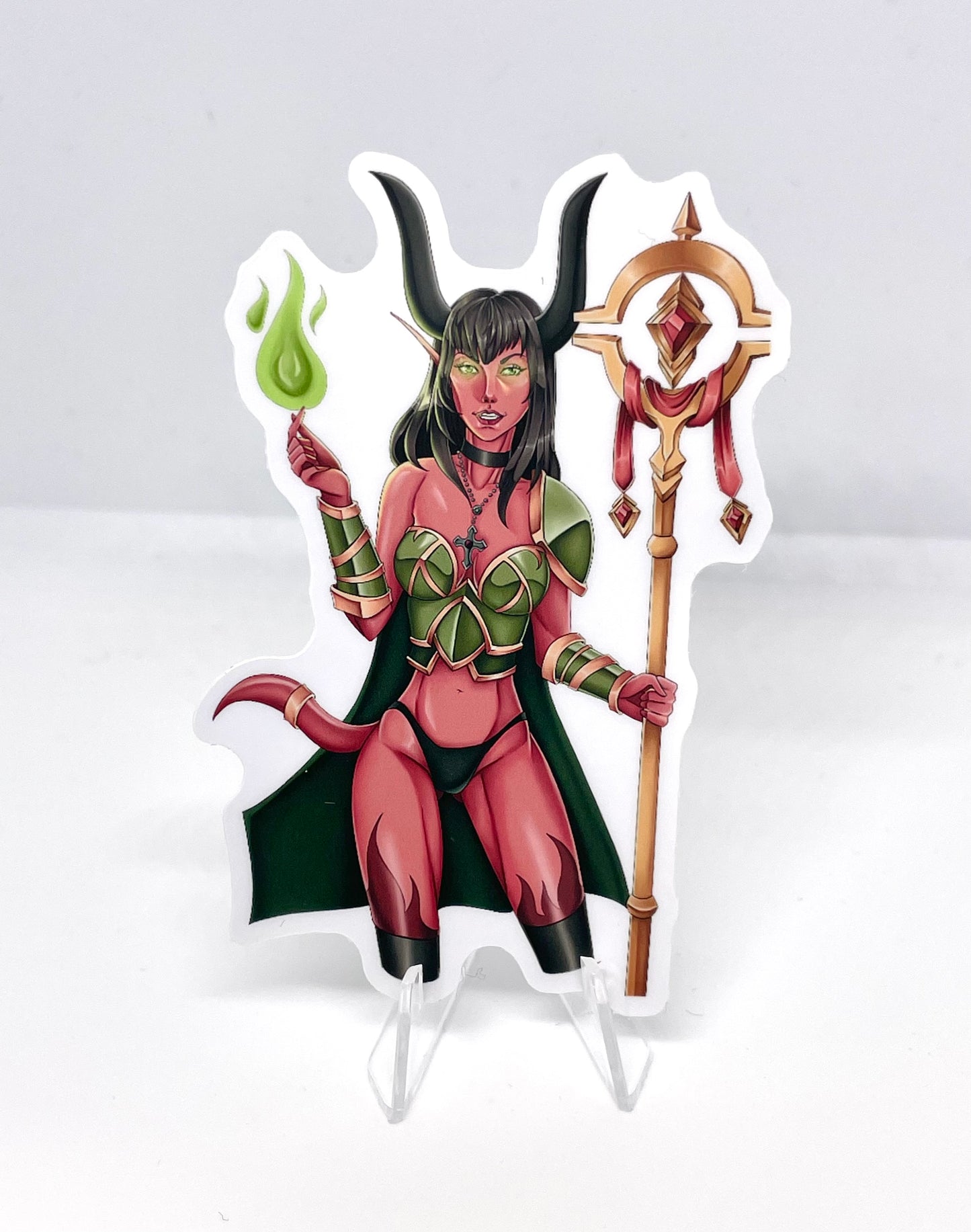 Warlock Succubus Matte Sticker