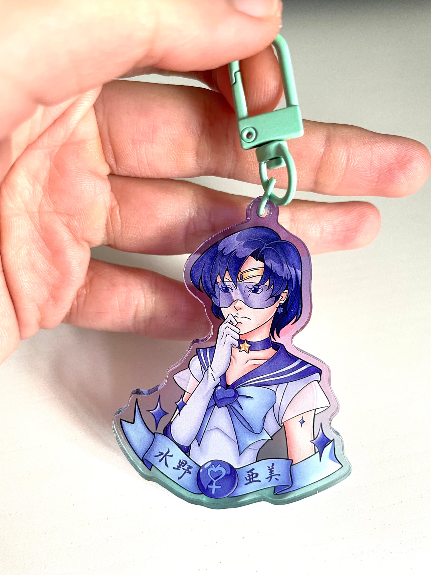 Sailor Mercury Acrylic Keychain