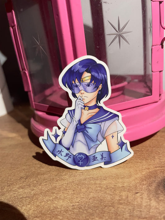 Sailor Mercury Matte Sticker