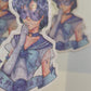 Sailor Mercury Heart Holographic Sticker
