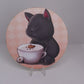 Catpuccino Wooden Coaster