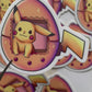 Pokemon Tamagotchi Pikachu Matte Sticker