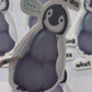 Confused Penguin 🐧 Matte Sticker
