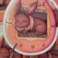 Pokemon Tamagotchi Eevee Matte Sticker
